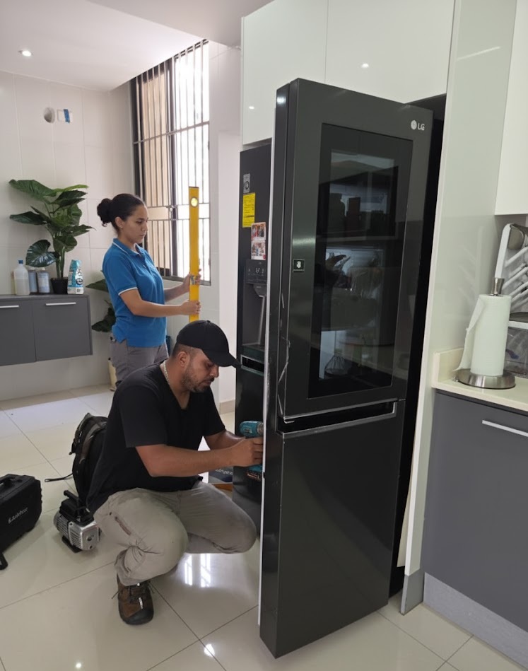 Instalación de línea blanca