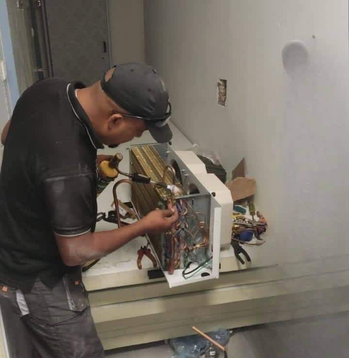 Detalle de una reparación
